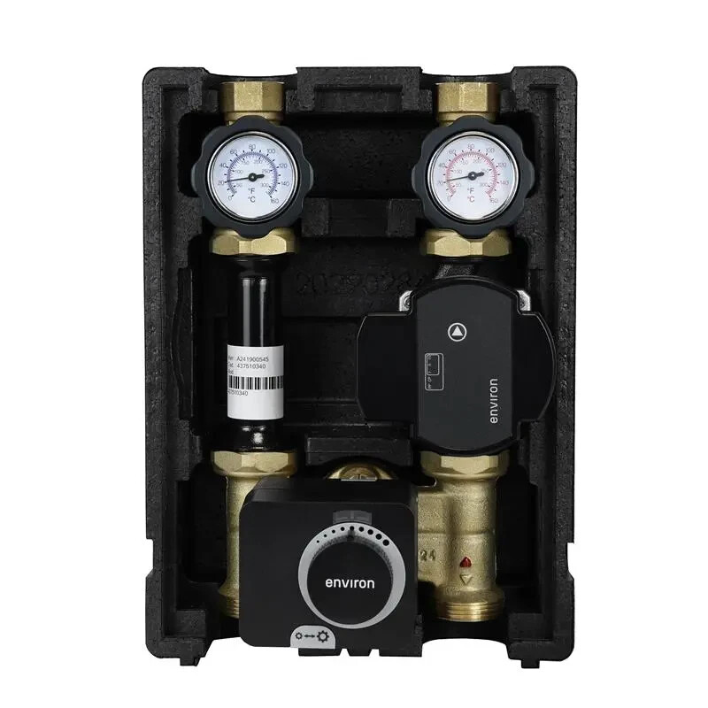 Module Distributor Pump Group Two Mixed Heating Circuits With Distributor Bar