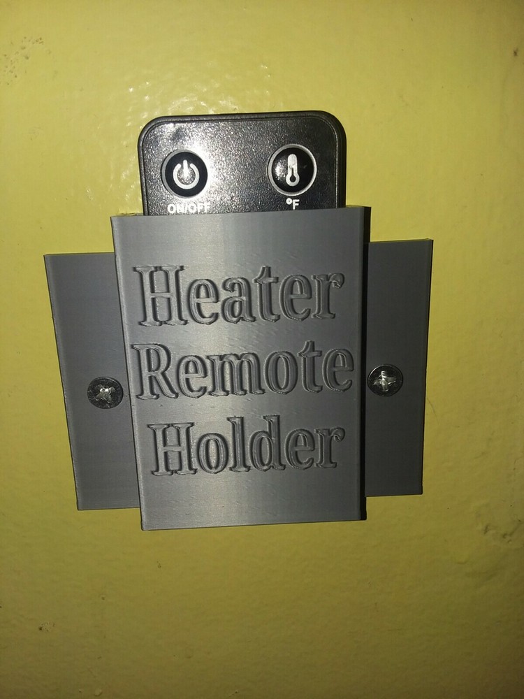 Electric Fireplace Remote Control Holder. Wall mount. 3D Printed.