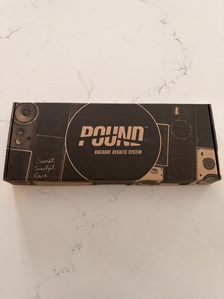 Pound Rockout Results System Drumming Exercise Program New Open Box