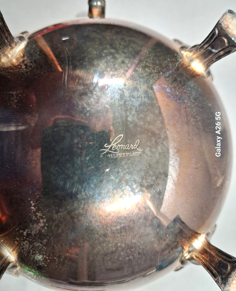 Leanard Vintage Silver Plated Water Pitcher