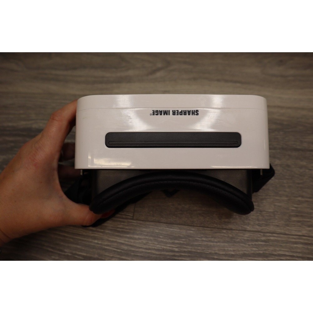 Sharper Image 2017 VR Virtual Reality Glasses White Head Set Visor System
