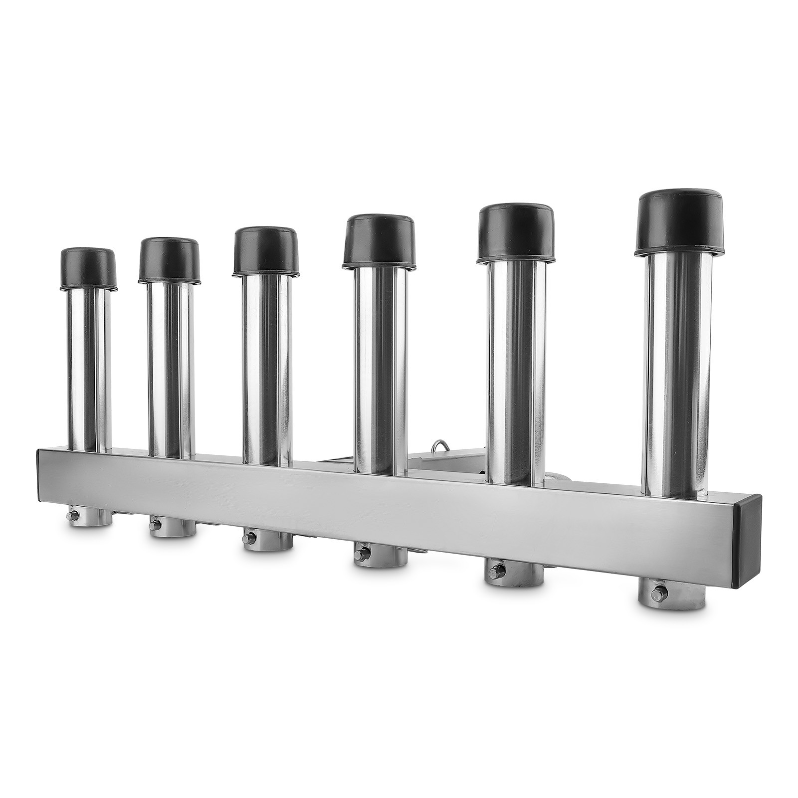 Truck Hitch Car Fishing Rod Holder For 2" Hitch Receiver Mount 6 Tube Stainless