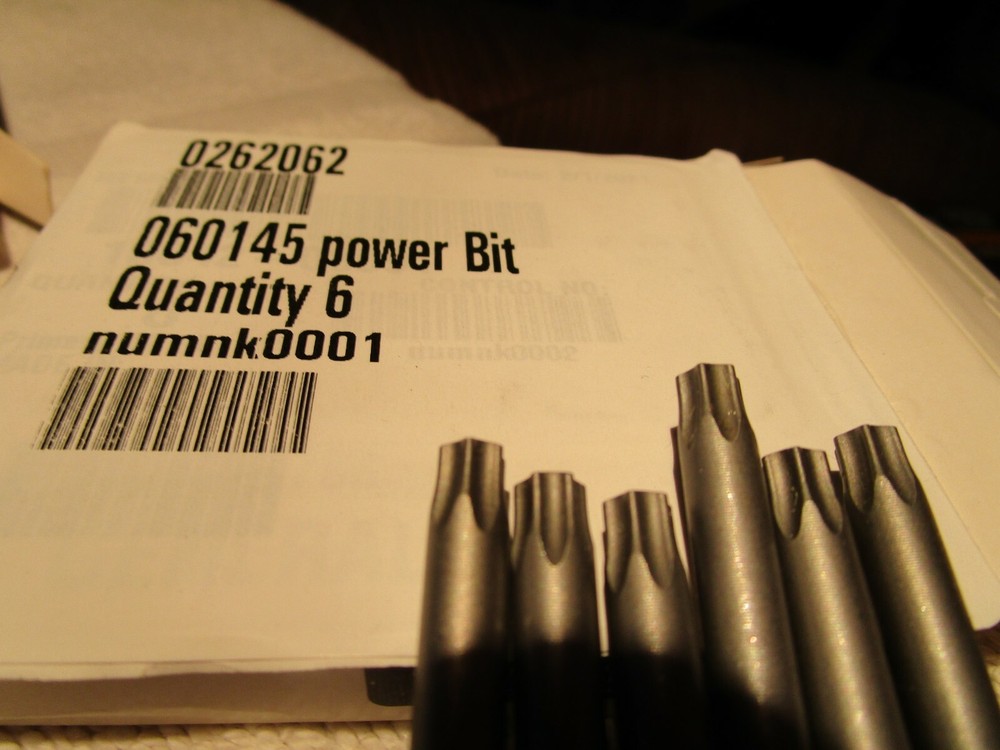 (6) TX30 x 2.75" OAL extra tough security Power Bit