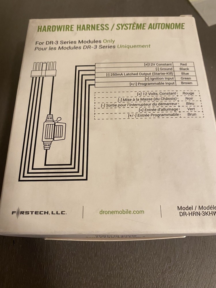 drone dr-hrn-3khw hardwire harness