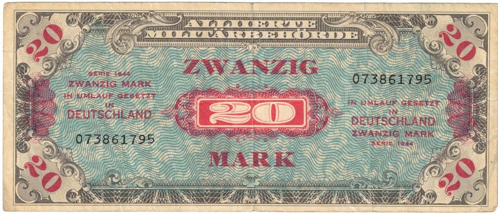 Germany 1944 20 Marks
