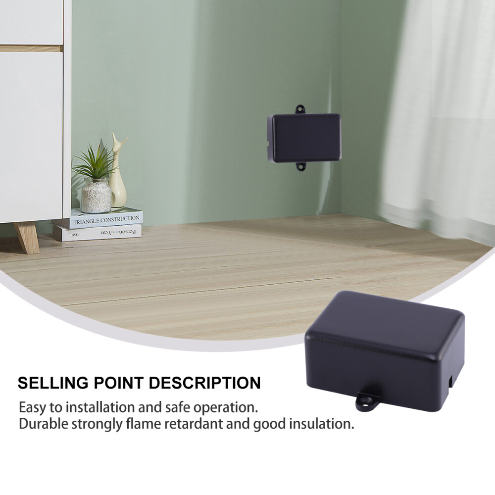 3 Pcs Small Project Box Enclosure Black Box Electronic Project Box