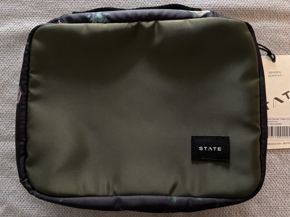 STATE Bensen Toiletry Kit Black/Floral