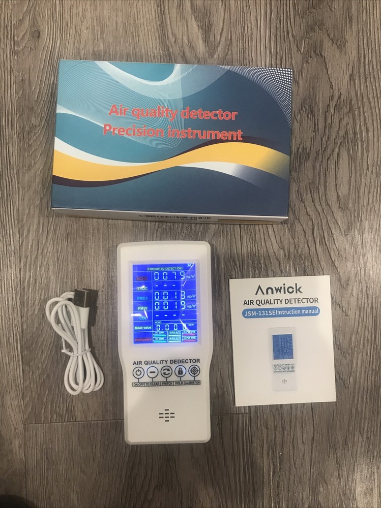 Anwick Air Quality Detector JSM-131-NEW. PROTECTOR SCREEN ATTACHED