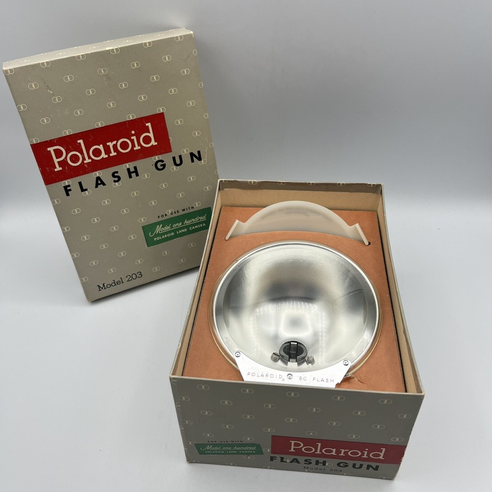 Polaroid  BC Flash Unit - Model 203 - Filter and Original Box - For 100 Camera