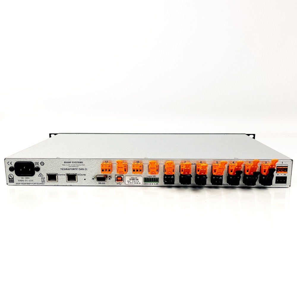 Biamp Systems TesiraFORTE DAN CI Digital Audio Signal Processor