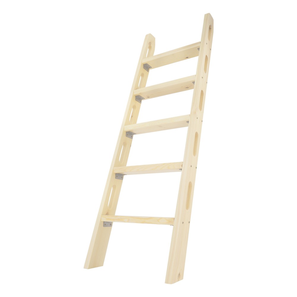5 Steps Solid Wood Bunk Bed Ladder for Safe, Space-Saving Climbing