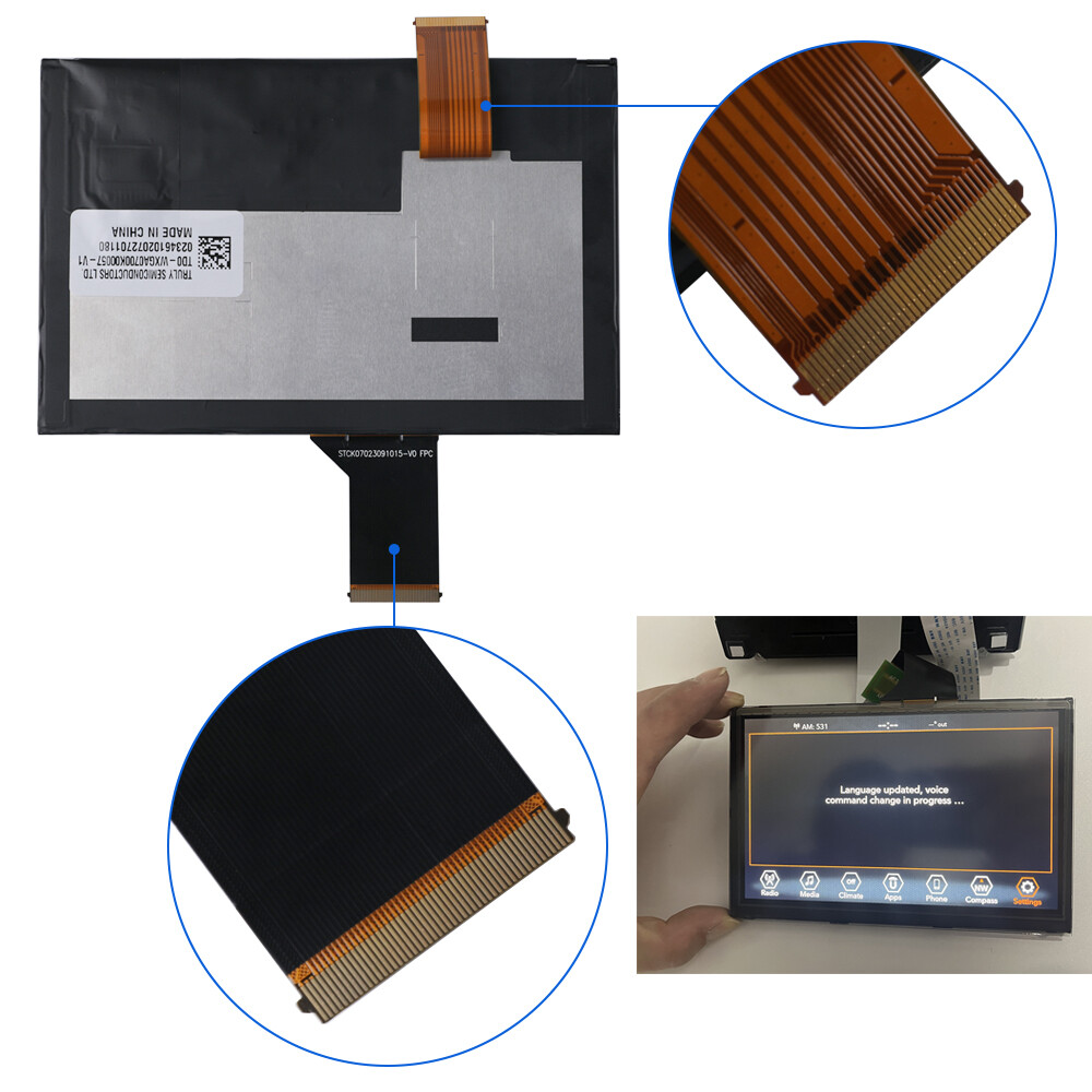 For 2017-2020 Jeep Compass Radio Navigation Replace 7" LCD Display Touch Screen