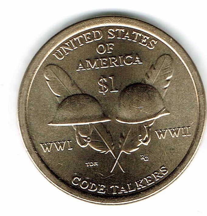 2016-P Brilliant Uncirculated Code Talker Native American Dollar Coin!
