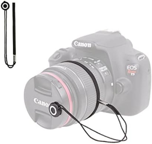 Camera Lens Cap Leash with Elastic String, Compatible with Universal DSLR SLR...
