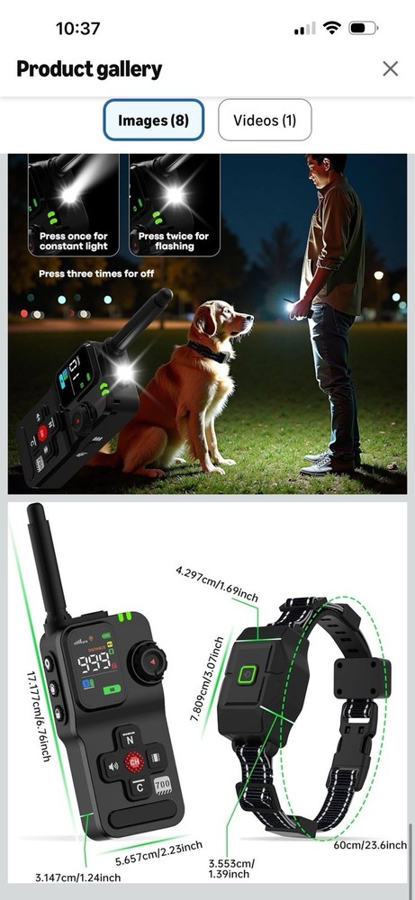 KitPlus F700 Plus GPS Wireless Dog Fence Training Collar System