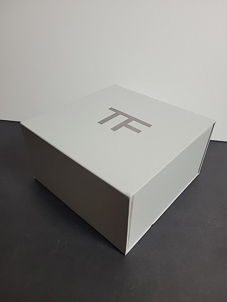 Authentic TOM FORD Square Empty Gift Box Container Gray aprx 8 x 8 x 4