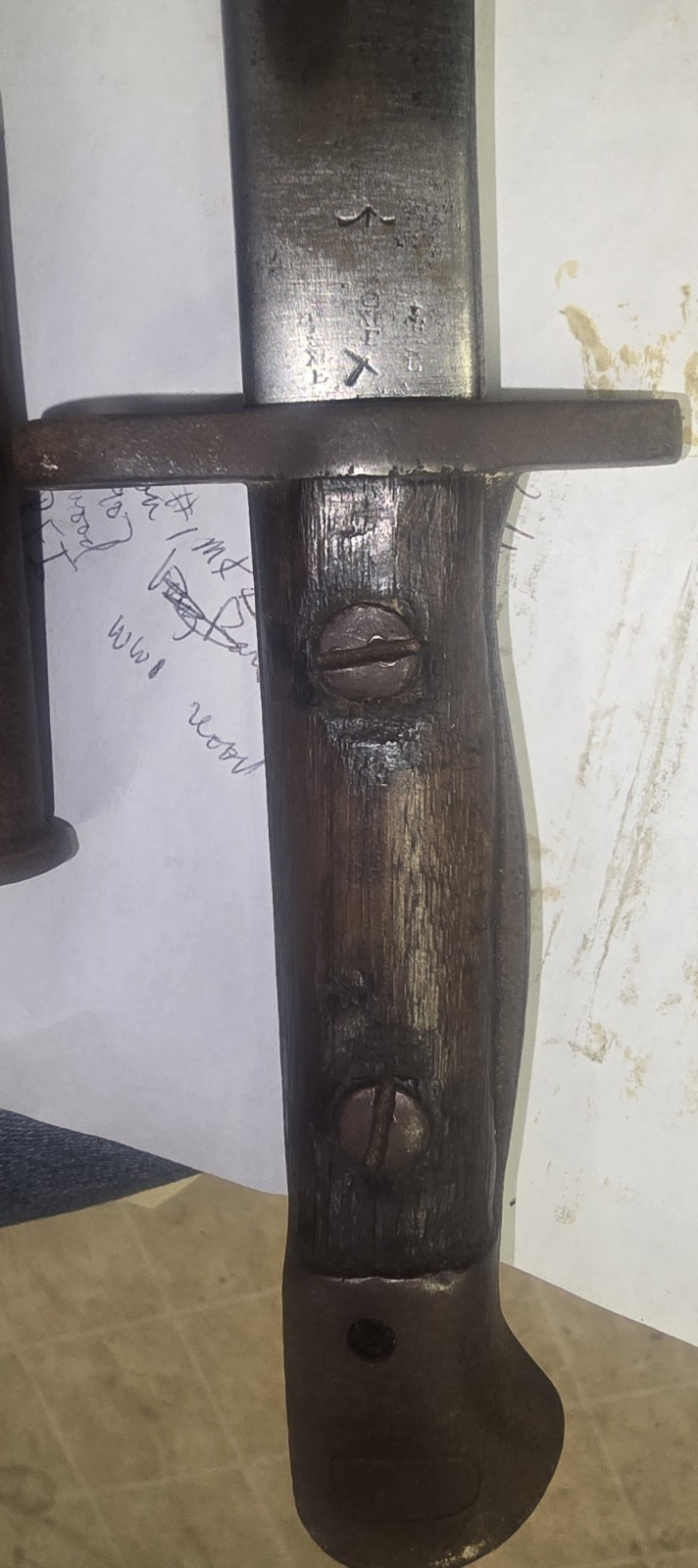 Rare Antique Brittish 1907 Wilkinson Sword Co Bayonet SMLE NO1 MK11 GR DOM 1910