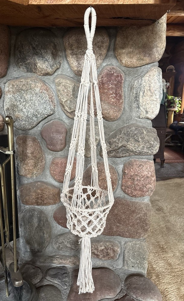 Hanging Macrame Plant Holder 40” Long