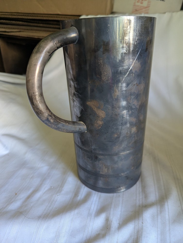 Lurelle Guild International Giftware Silver Plated pitcher 9.5" tall