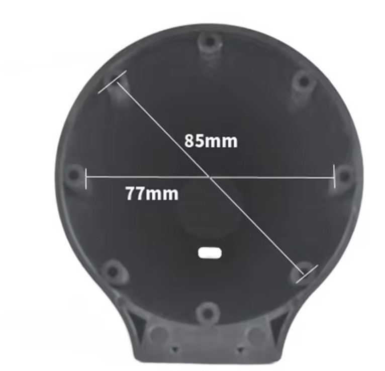 Tweeter & Midrange Speaker Pods Pair A Pillar Dash Mount Mids Highs ABS Plastic