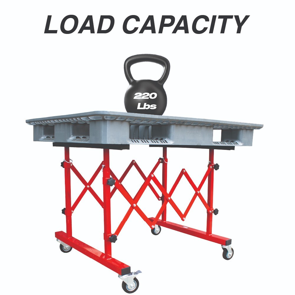 Mobile Telescopic Expandable Universal Paint Stand - Adjustable Body