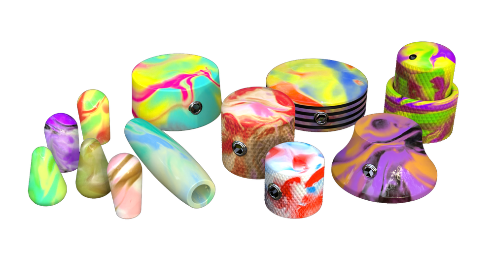 Xentric Guitars - TRITONE Series Resin Guitar Knobs & Switch Caps