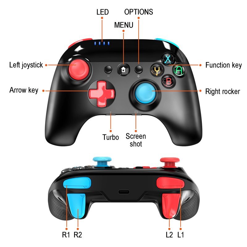 Brand New Wireless Pro Game Controller Gamepad Joystick for Nintendo Switch