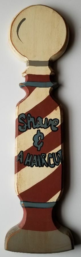 Wood Craft Items Quantity 3 All Hand Made and Painted