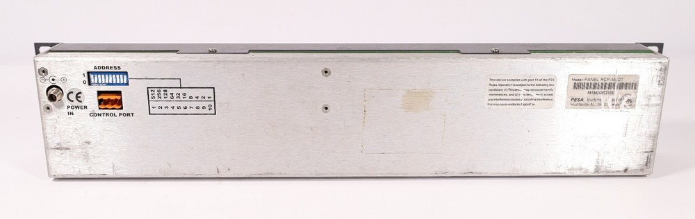 Pesa Systems Router Control Panel RCP-MLDT for Video Routers