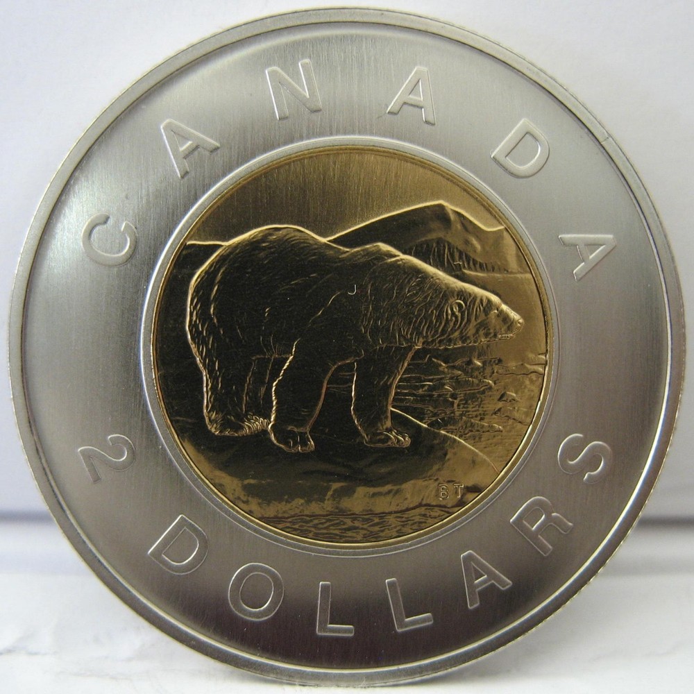 Canada 1997 $2 Polar Bear Specimen Uncirculated