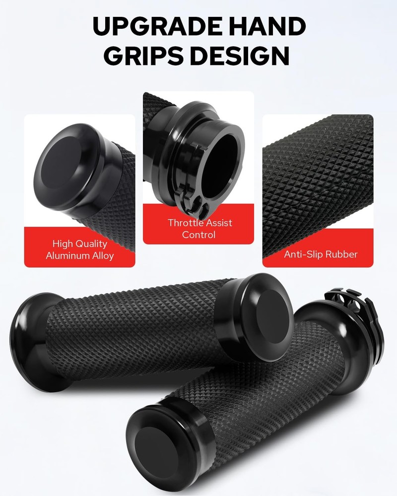 1inch Cable Throttle Handlebar Grips, Grips