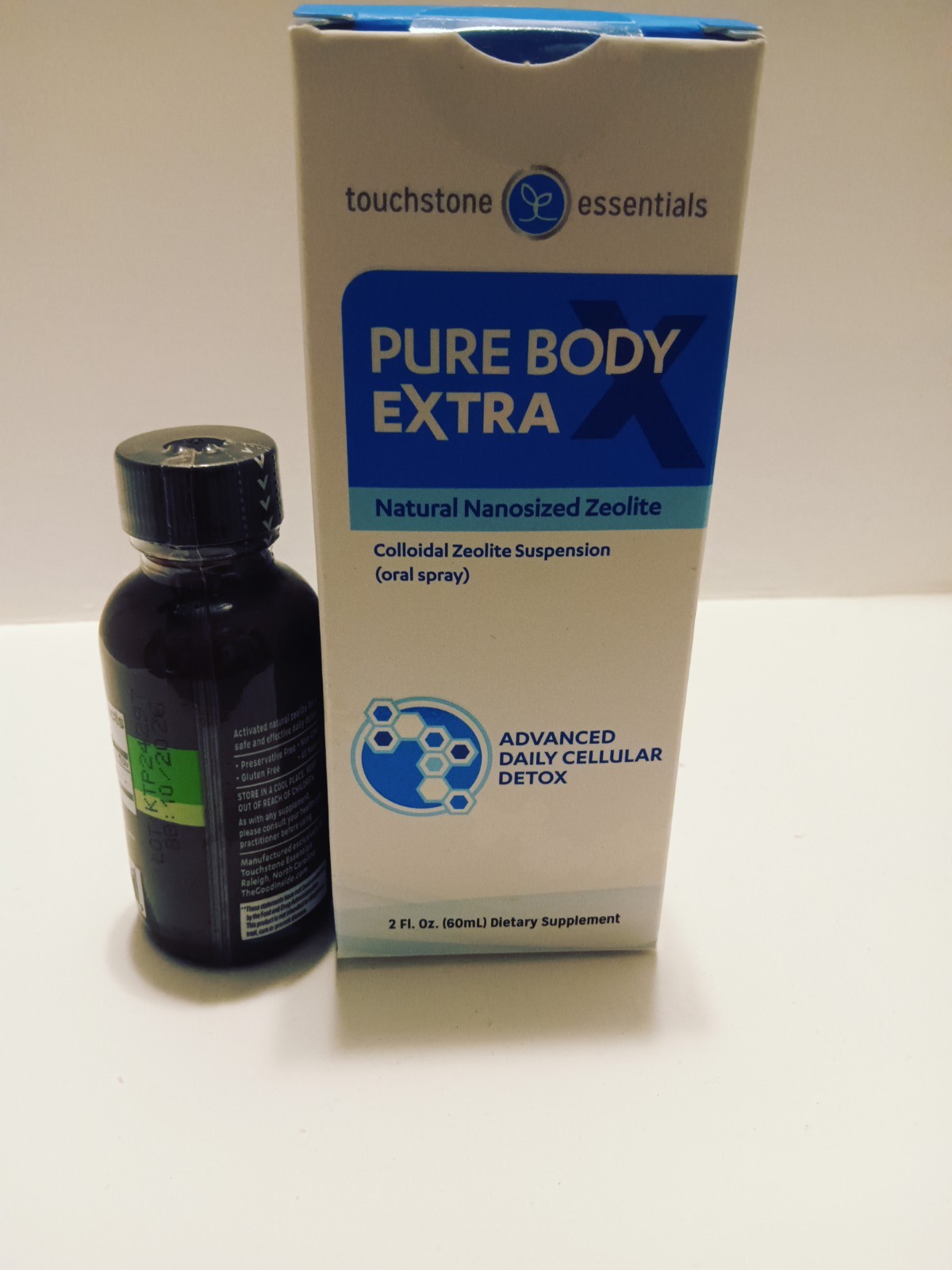 Touchstone Essentials Pure Body Extra Natural Zeolite | 2 Packages | FREE SHIP