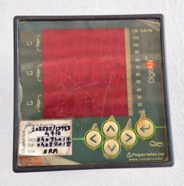 CONZERV EM6400 DIGITAL ENERGY METER *USED*