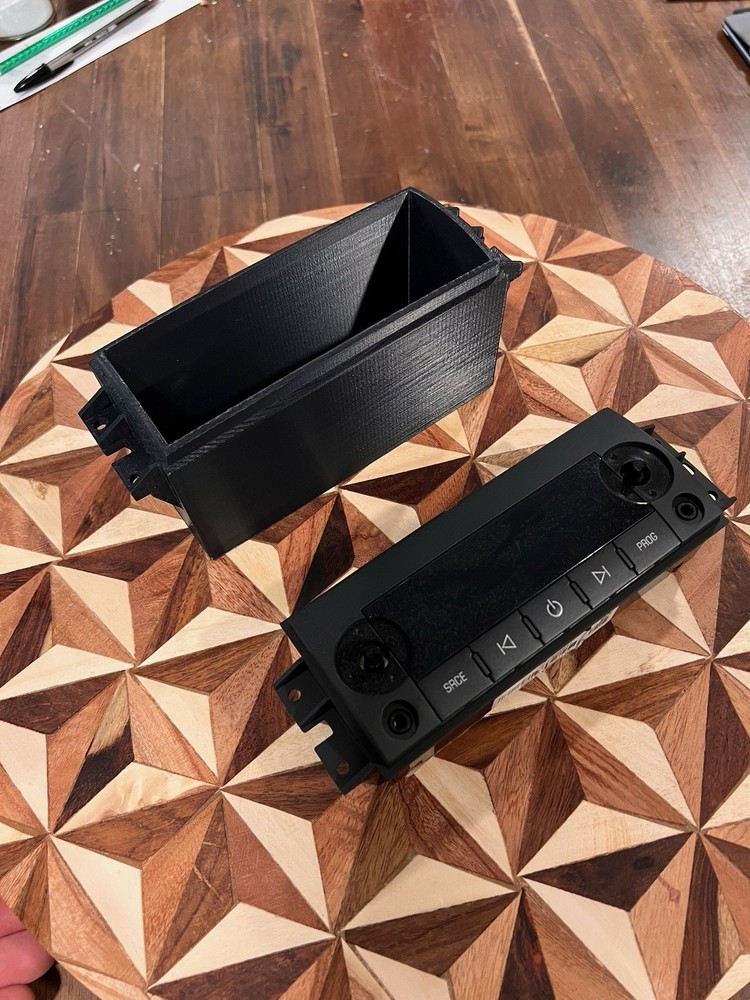 Center Console Rear Control Delete Cubby Panel 2007-2014 Silverado Tahoe NNBS