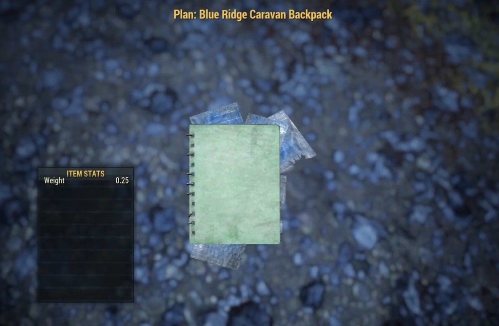 (Xbox) Blue Ridge Caravan Backpack Plan