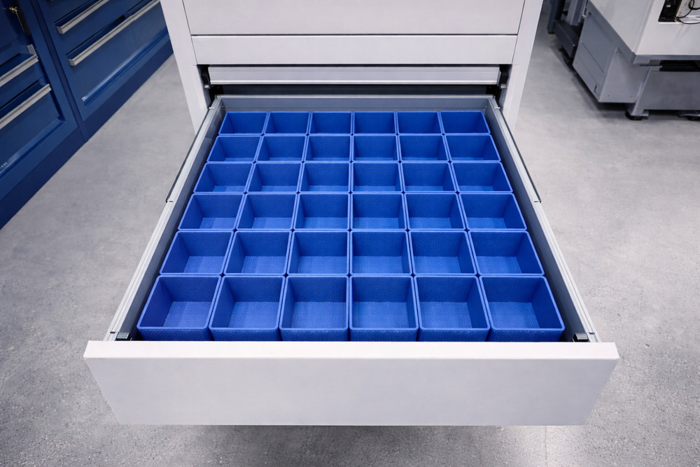 24pc 3x8" Drawer Organizer Bins Modular Storage Hardware Craft Toolbox