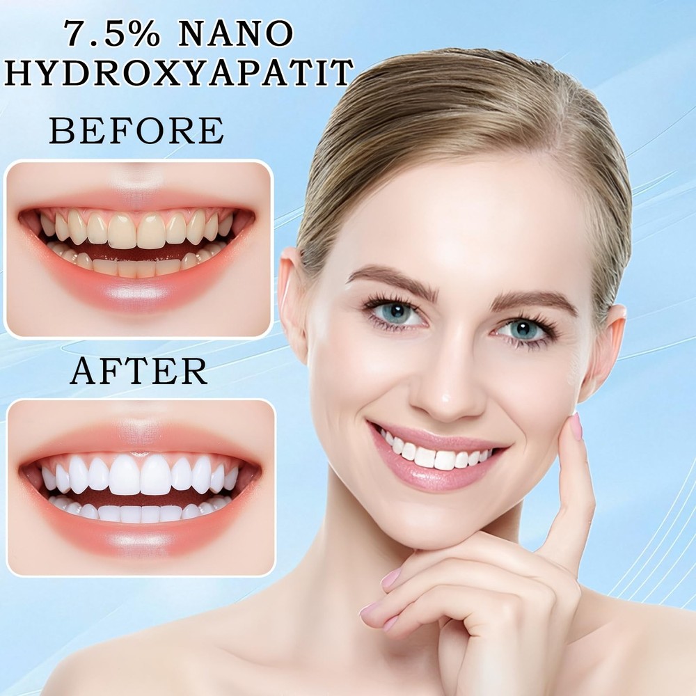 Hydroxyapatite Toothpaste - Fluoride-Free Nano Hydroxyapatite Toothpaste 7.5 ...