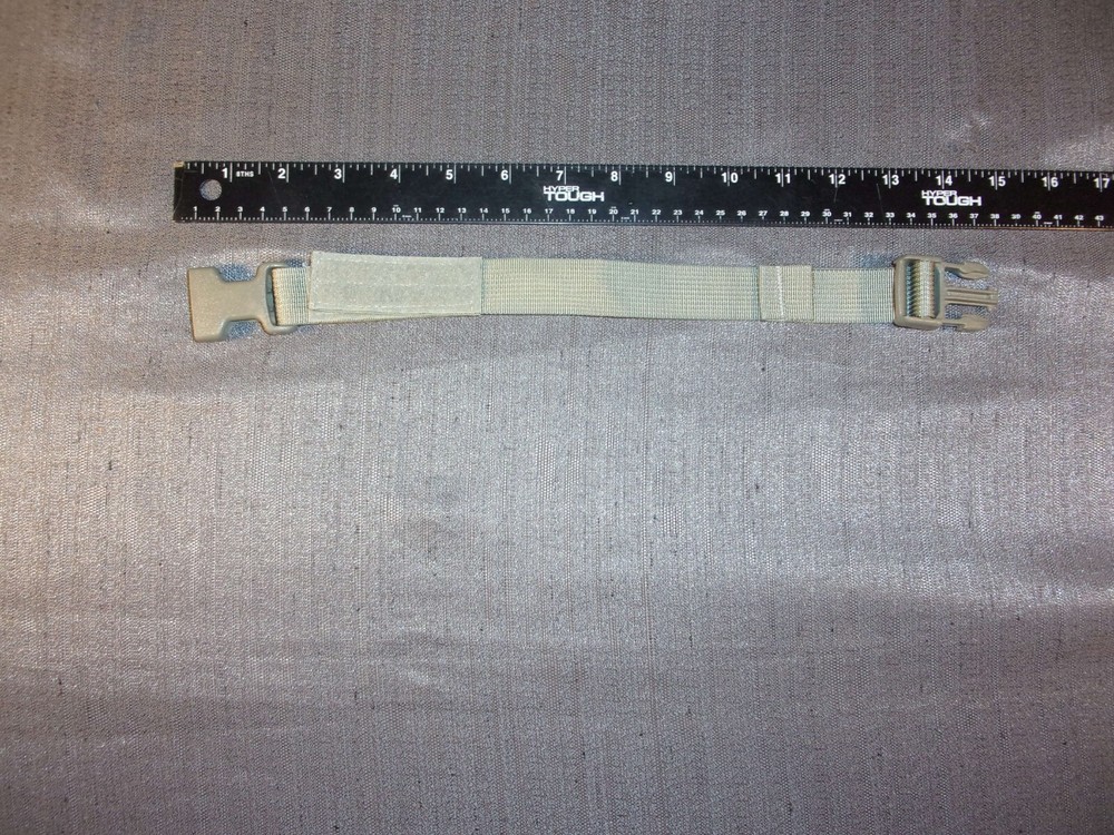 SAGE GREEN HOOK AND LOOP ATTACHMENT BAND SECURING STRAP MILITARY 15X1.5