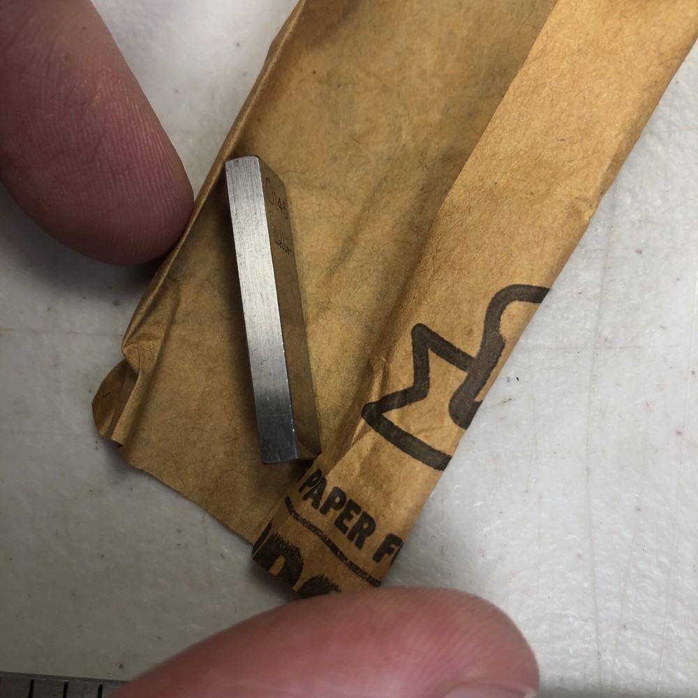 Webber Rectangular 0.145 Inch Gage Gauge Block Made in USA