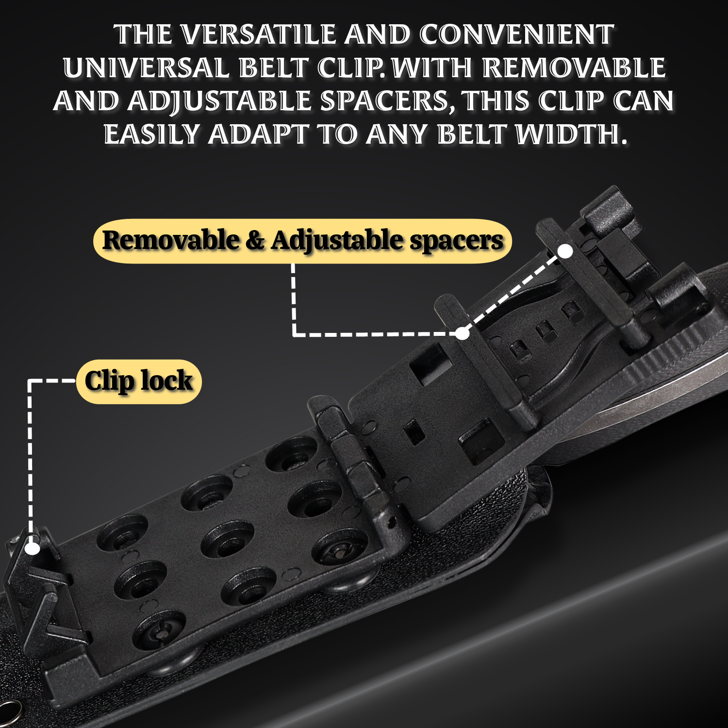 Oerla Straight Knife Fixed Blade Fine Edge Blade G10 Handle and Kydex Sheath