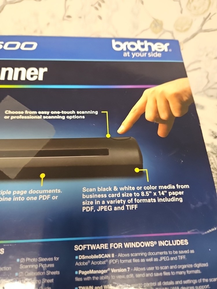 Brother DSMobile DS-620 Mobile Portable Document Scanner Open Box-New