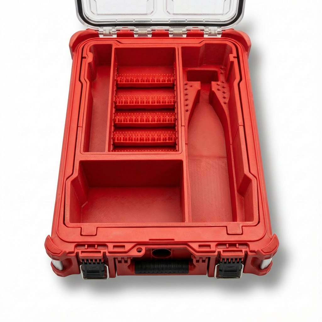 M12 Brushless Rotary Tool Packout Insert for Milwaukee Packout (Insert Only)