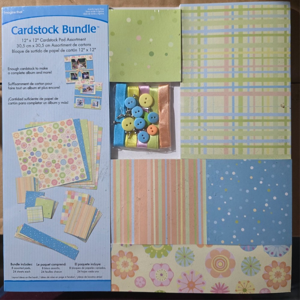 Cardstock Bundle for crafting package still sealed