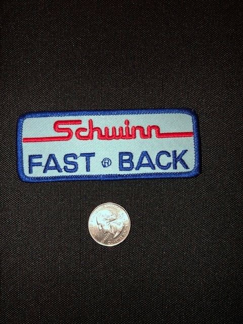 SCHWINN FAST BACK STINGRAY Embroidered Patch SUPER HIGH QUALITY IRON ON PATCH