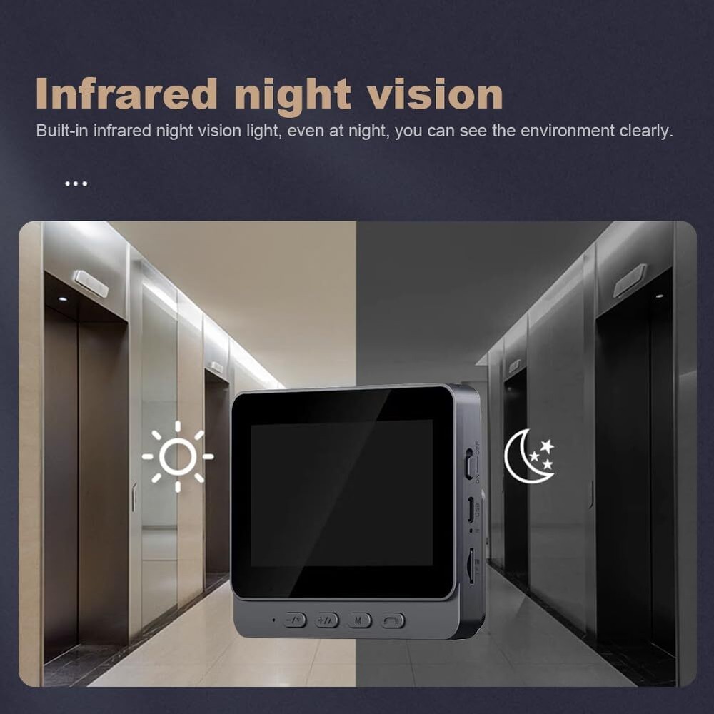 Wireless Security Smart Doorbell Intercom HD Video Camera Door Ring Bell Chime
