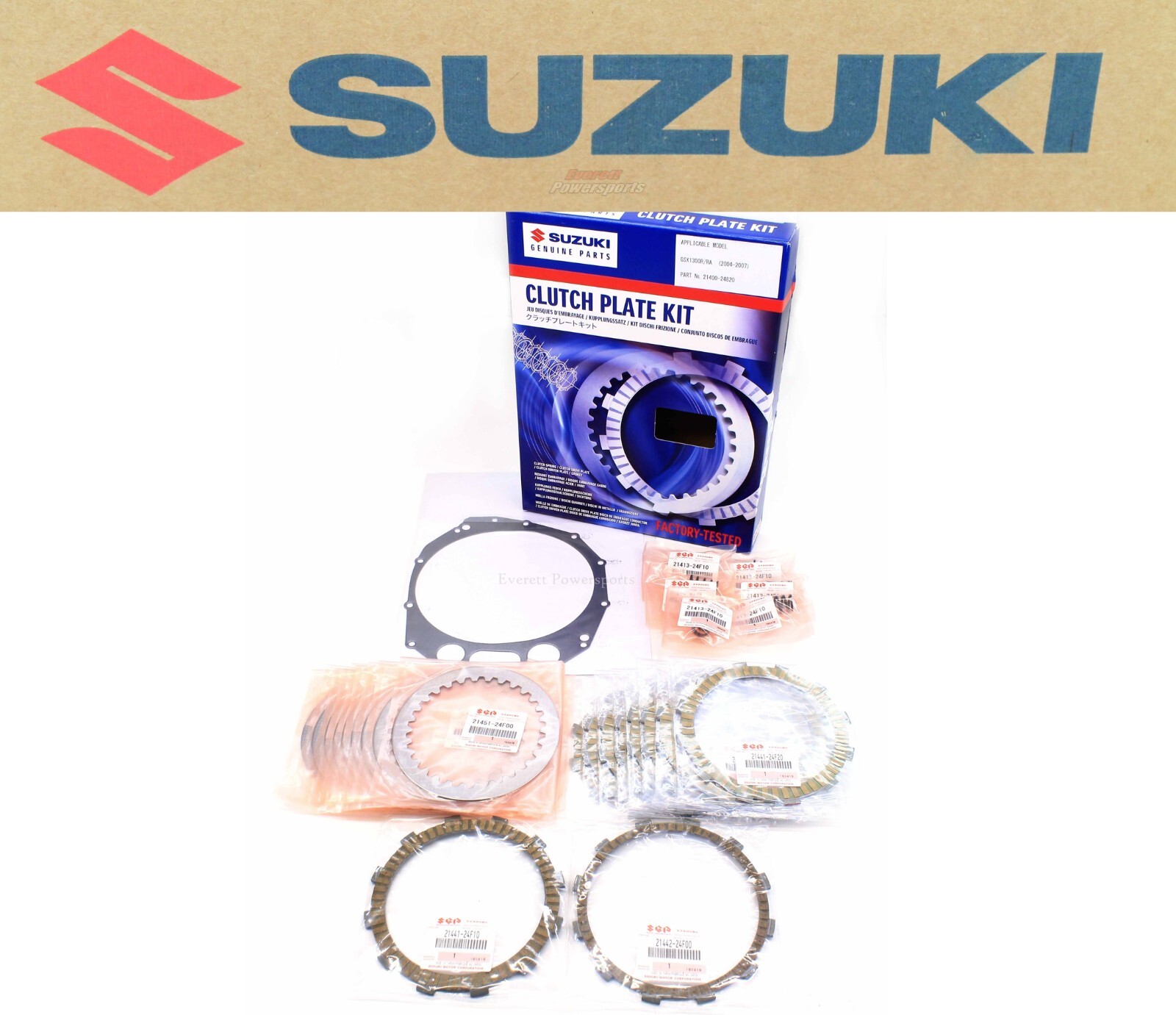 Clutch Kit 04-07 GSX1300 R Hayabusa GSXR 1000 2014 Spring Plates 99-03 Note#H173