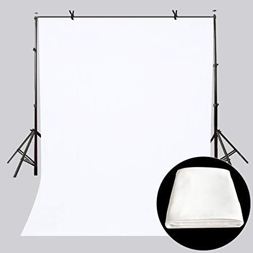 5x7ft [Backdrop] White Screen Key Soft Pure White Studio White screen key