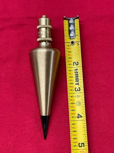 Starrett PBB-8 Plumb Bob Kit, Solid Brass, 8 oz. IN STOCK
