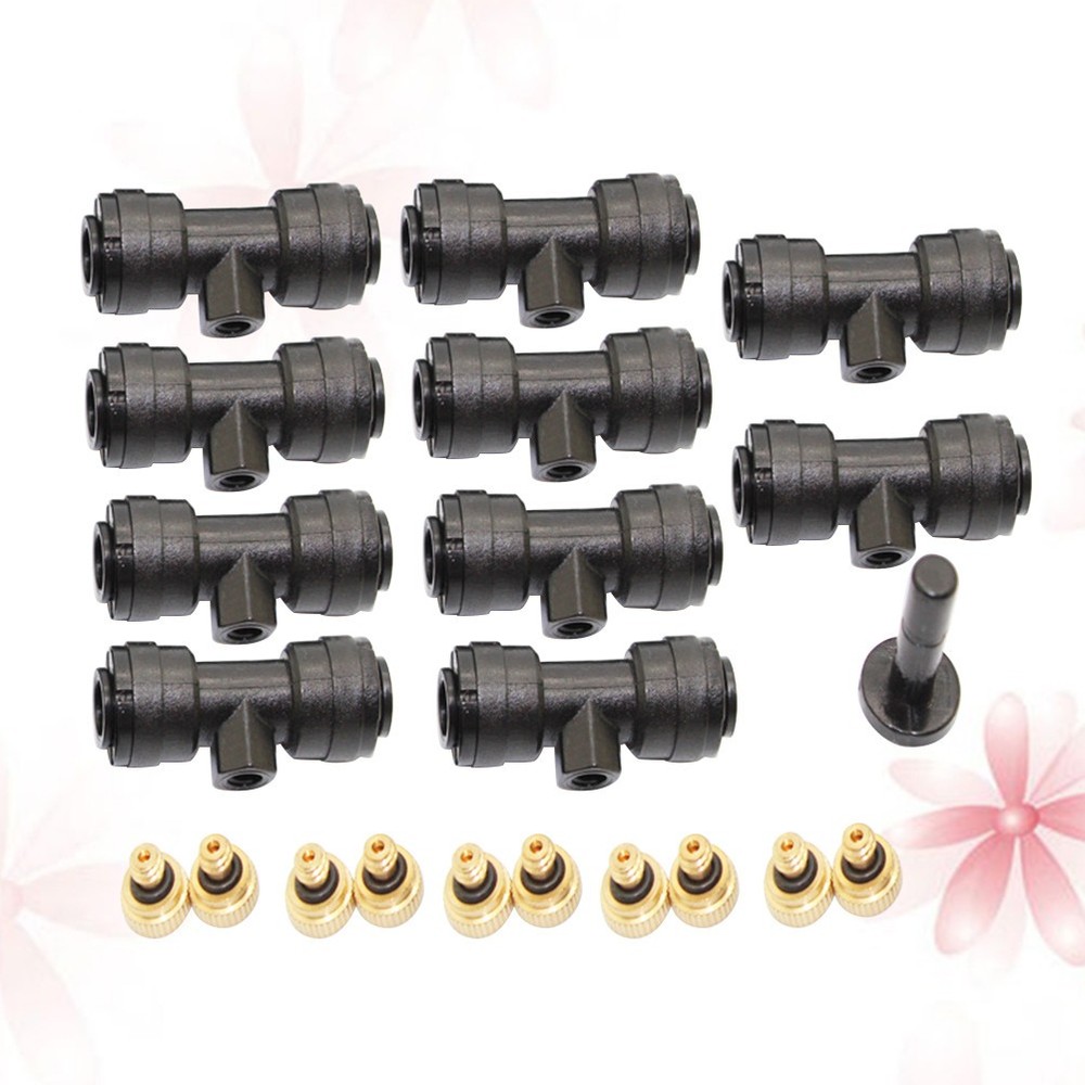 21 Pcs Misting Nozzle Irrigation Garden Sprayer Copper Atomization