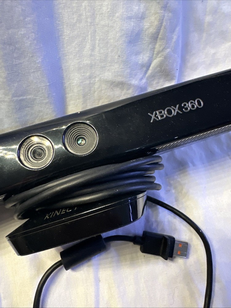 Genuine Microsoft Xbox 360 Kinect Connect Black Sensor Bar interactive gaming
